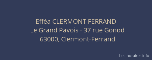 Efféa CLERMONT FERRAND