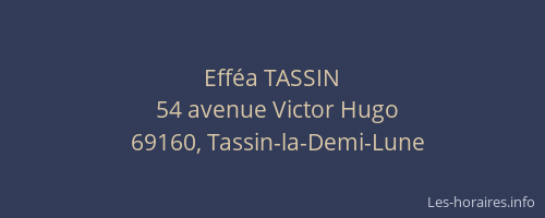 Efféa TASSIN