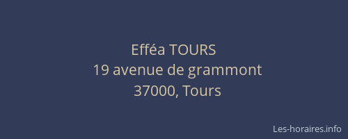 Efféa TOURS
