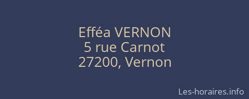 Efféa VERNON