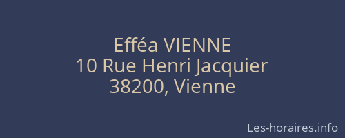 Efféa VIENNE