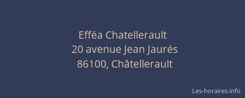 Efféa Chatellerault
