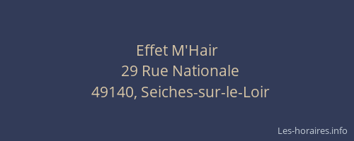 Effet M'Hair