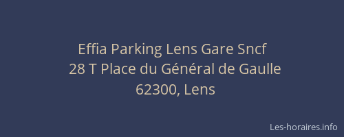 Effia Parking Lens Gare Sncf