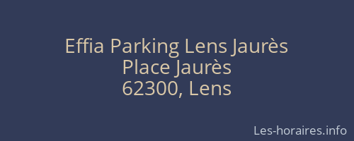 Effia Parking Lens Jaurès