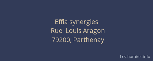 Effia synergies