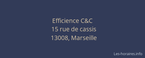 Efficience C&C