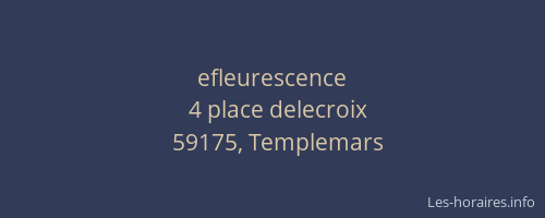 efleurescence