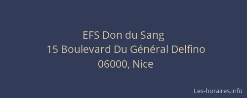 EFS Don du Sang