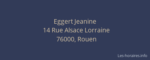 Eggert Jeanine