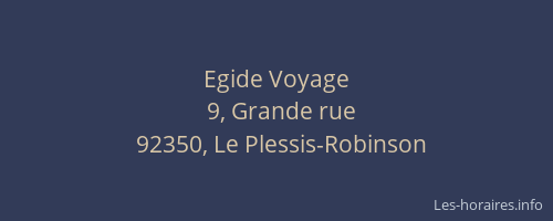 Egide Voyage