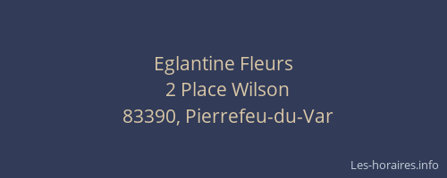 Eglantine Fleurs
