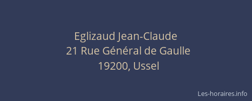 Eglizaud Jean-Claude