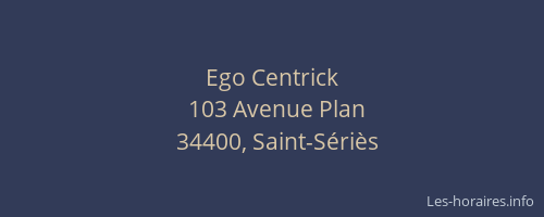 Ego Centrick