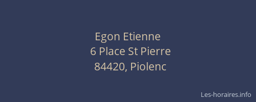 Egon Etienne