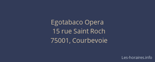 Egotabaco Opera