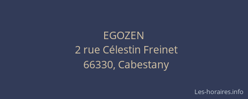 EGOZEN