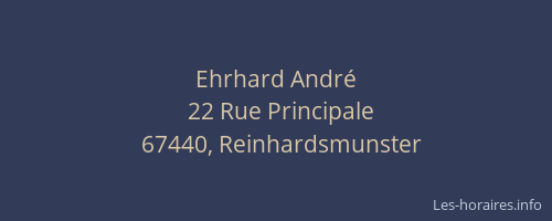 Ehrhard André