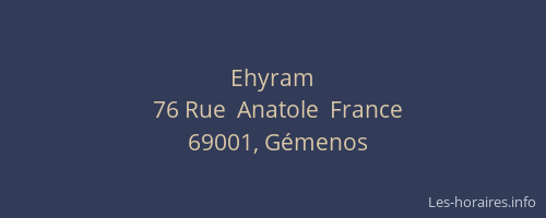 Ehyram