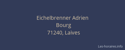 Eichelbrenner Adrien