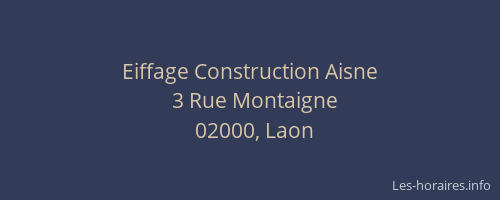 Eiffage Construction Aisne