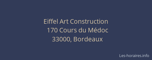 Eiffel Art Construction