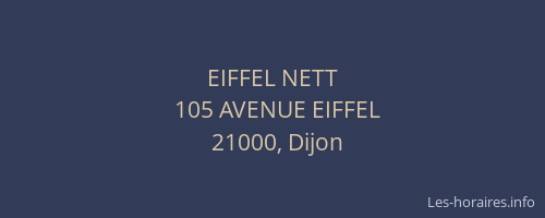 EIFFEL NETT