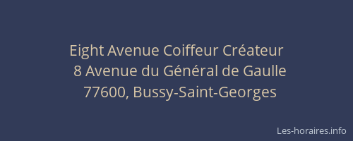 Eight Avenue Coiffeur Créateur