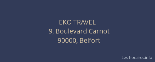 EKO TRAVEL