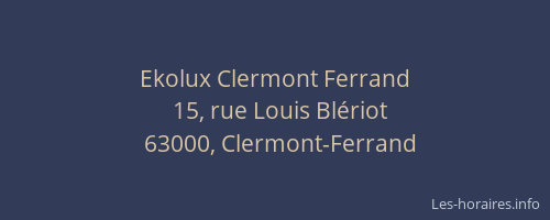 Ekolux Clermont Ferrand