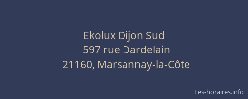 Ekolux Dijon Sud