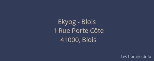 Ekyog - Blois