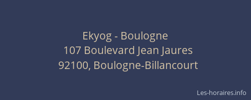 Ekyog - Boulogne