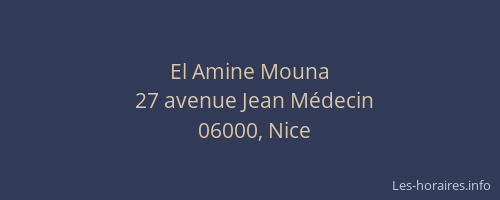 El Amine Mouna