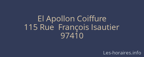 El Apollon Coiffure