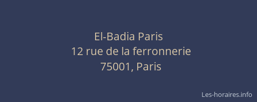 El-Badia Paris
