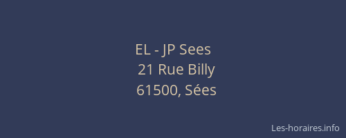 EL - JP Sees