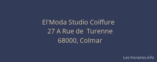 El'Moda Studio Coiffure