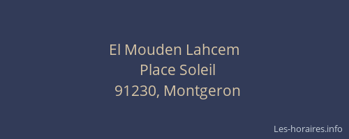 El Mouden Lahcem