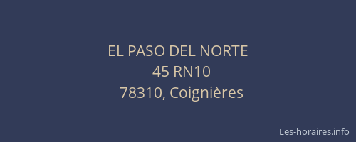EL PASO DEL NORTE