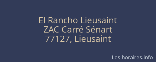 El Rancho Lieusaint