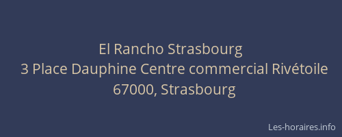 El Rancho Strasbourg