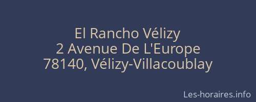 El Rancho Vélizy