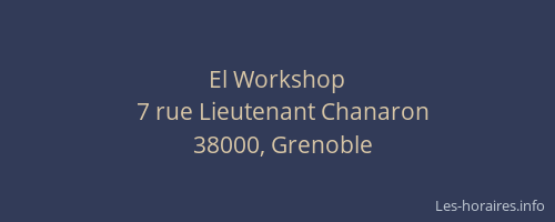 El Workshop