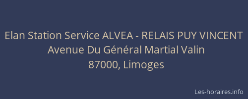 Elan Station Service ALVEA - RELAIS PUY VINCENT