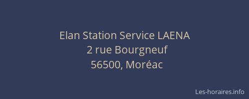 Elan Station Service LAENA