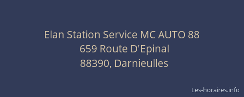 Elan Station Service MC AUTO 88