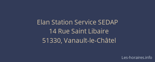 Elan Station Service SEDAP