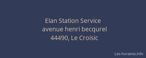 Elan Station Service