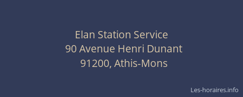 Elan Station Service